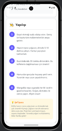 Etli Yemek Tarifleri ekran görüntüsü