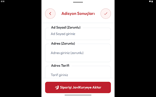 JaviKurye AI ekran görüntüsü