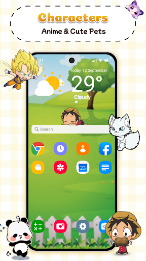 Anime Shimeji Pet Ekranda ekran görüntüsü