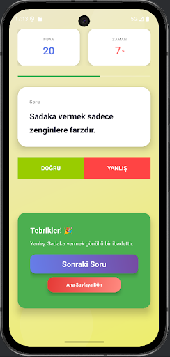 Dinimi Öğreniyorum: Din Testi ekran görüntüsü