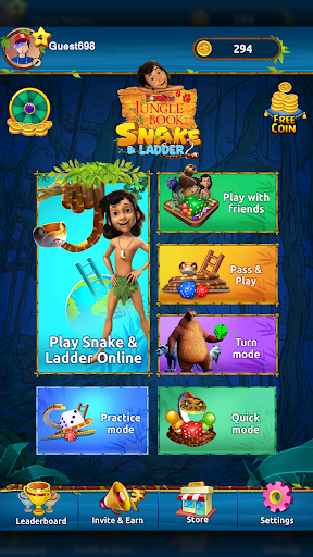 Snake and Ladders Jungle Book ekran görüntüsü