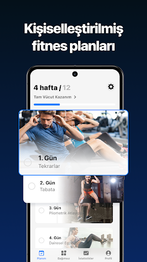 Fitify: Evde egzersiz programı ekran görüntüsü