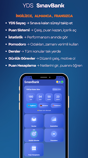 YDS SınavBank 2026 ekran görüntüsü