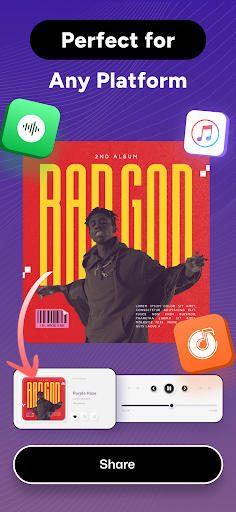 Album Cover Creator: Cover Art ekran görüntüsü