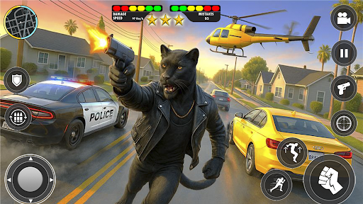 Wild Panther Hero City Fight ekran görüntüsü