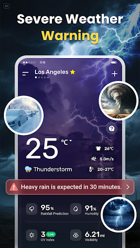 Weather Forecast - Live Alerts ekran görüntüsü