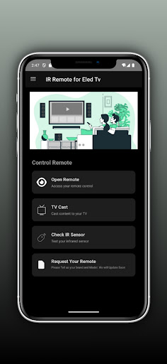 Remote for Eled tv ekran görüntüsü