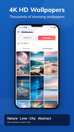Ringtones Wallpapers: Launcher ekran görüntüsü