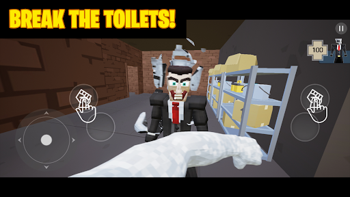 Toilet FPS: Skibidi Shooter 3D ekran görüntüsü