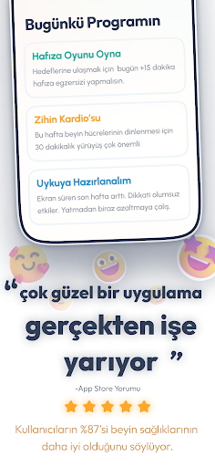 Beynex: Beyin Sağlığı Asistanı ekran görüntüsü