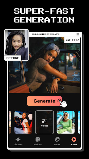 Hula - AI Video Generator ekran görüntüsü