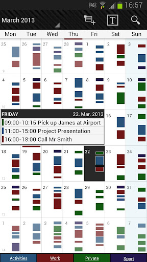 Business Calendar Pro ekran görüntüsü