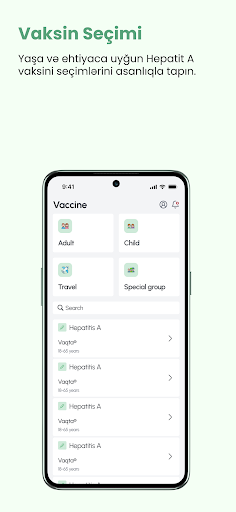 Vaccine App ekran görüntüsü