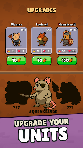 Underbite: Rat Rumble Idle War ekran görüntüsü