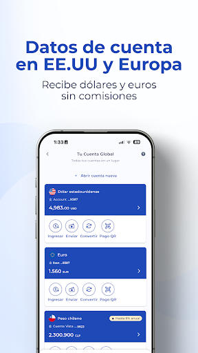 Global66: Tu Cuenta Global ekran görüntüsü