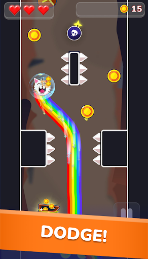 Monster Sky Rush: Runner 2D ekran görüntüsü