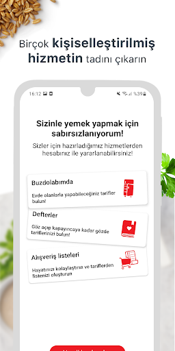 My Tefal, birlikte pişirme ekran görüntüsü