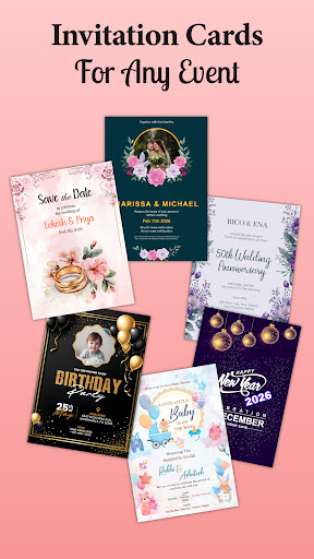 Invitation Card Maker & Music ekran görüntüsü