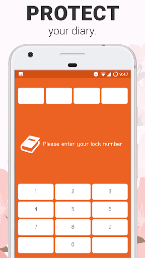 Diary with voice input & PIN ekran görüntüsü