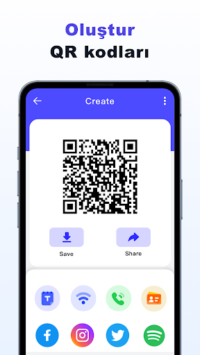 Hızlı QR ve Barkod Tarayıcı ekran görüntüsü