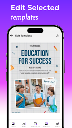 Poster Maker: Flyer Creator AI ekran görüntüsü