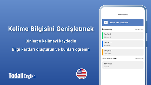 Todaii: İngilizce öğrenin ekran görüntüsü