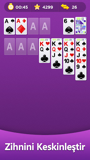 Klasik Solitaire ekran görüntüsü