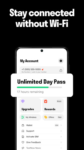 TextNow: Call + Text Unlimited ekran görüntüsü