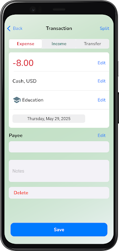 Pefi: Expense Tracker ekran görüntüsü
