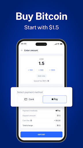 Speed Wallet - Buy Bitcoin ekran görüntüsü