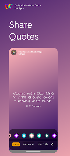 Daily Quotes Widget And Status ekran görüntüsü