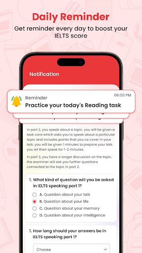 IELTS Preparation App ekran görüntüsü