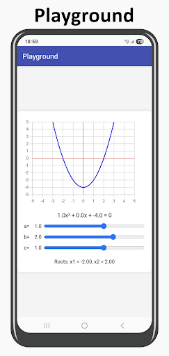 Quadratic equation solver ekran görüntüsü
