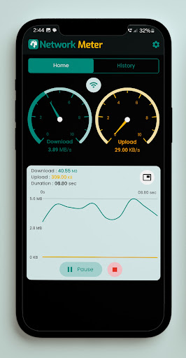 Network Meter ekran görüntüsü