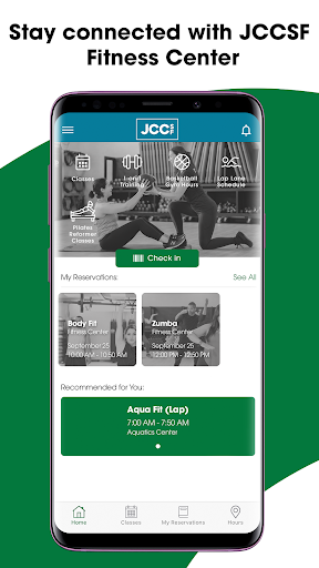 JCCSF Fitness Center ekran görüntüsü