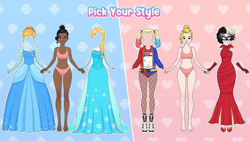 Paper Doll Makeover & Dress Up ekran görüntüsü
