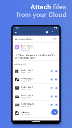 mail.com: Email app & Cloud ekran görüntüsü