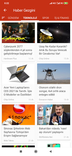 Haber F4 ekran görüntüsü