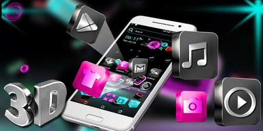3D Icon Launcher Theme ekran görüntüsü