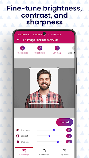 Passport Photo Maker ekran görüntüsü