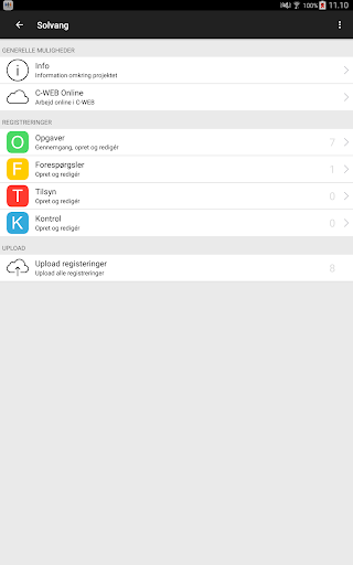C-WEB ekran görüntüsü