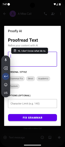 Proofly AI ekran görüntüsü