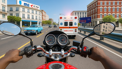 City Traffic Moto Rider ekran görüntüsü