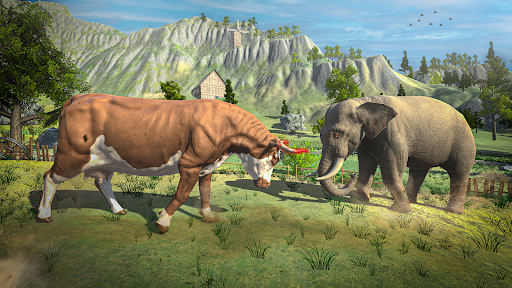 Cow Real Animal Rampage ekran görüntüsü