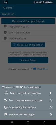 Marine Vessel Inspection Audit ekran görüntüsü