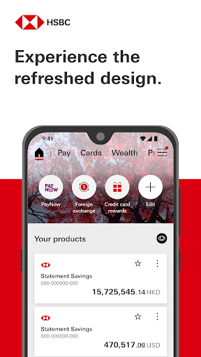 HSBC Singapore ekran görüntüsü