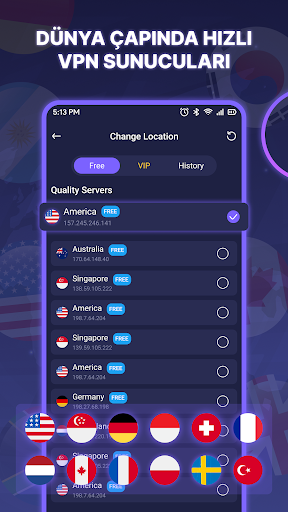 VPN - Fast Secure & Privacy ekran görüntüsü