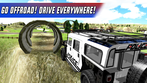 Police Car Chase Offroad ekran görüntüsü