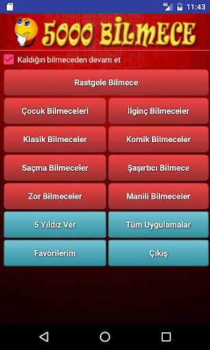 5000 Bilmece ekran görüntüsü