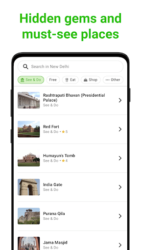 New Delhi SmartGuide ekran görüntüsü